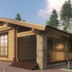 Проект дома Талдом оцилиндрованное