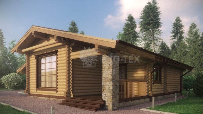 Проект дома Талдом оцилиндрованное