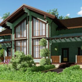 Проект дома Триумф клееный брус