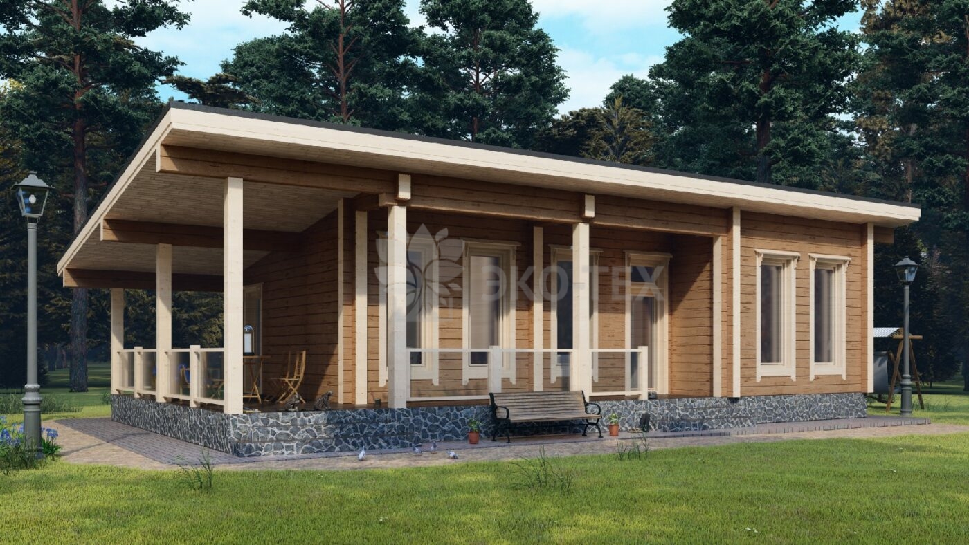 Проект дома Вельс клееный брус