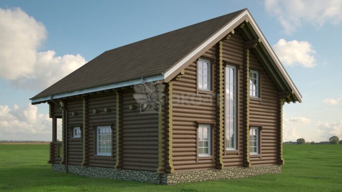 Проект дома Виктория оцилиндрованное