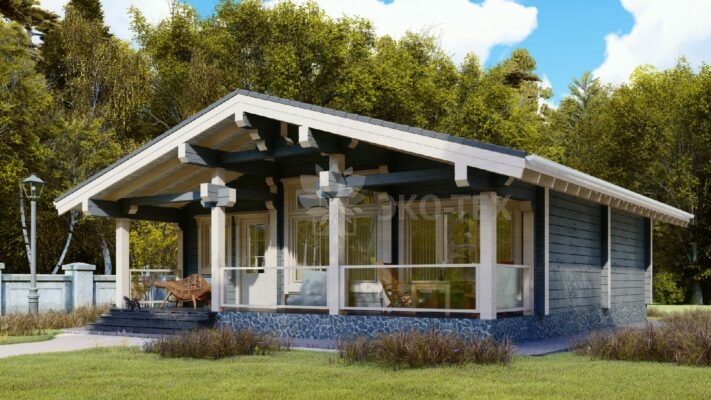 Проект дома Зеленоград клееный брус