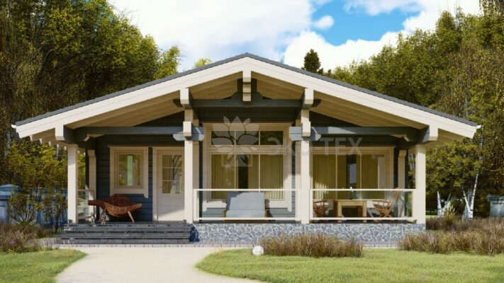 Проект дома Зеленоград клееный брус