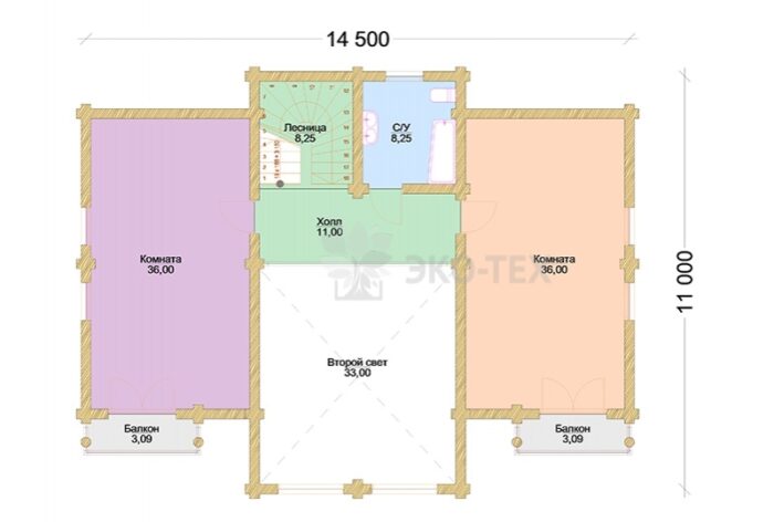 Проект дома Тамерлан оцилиндрованное