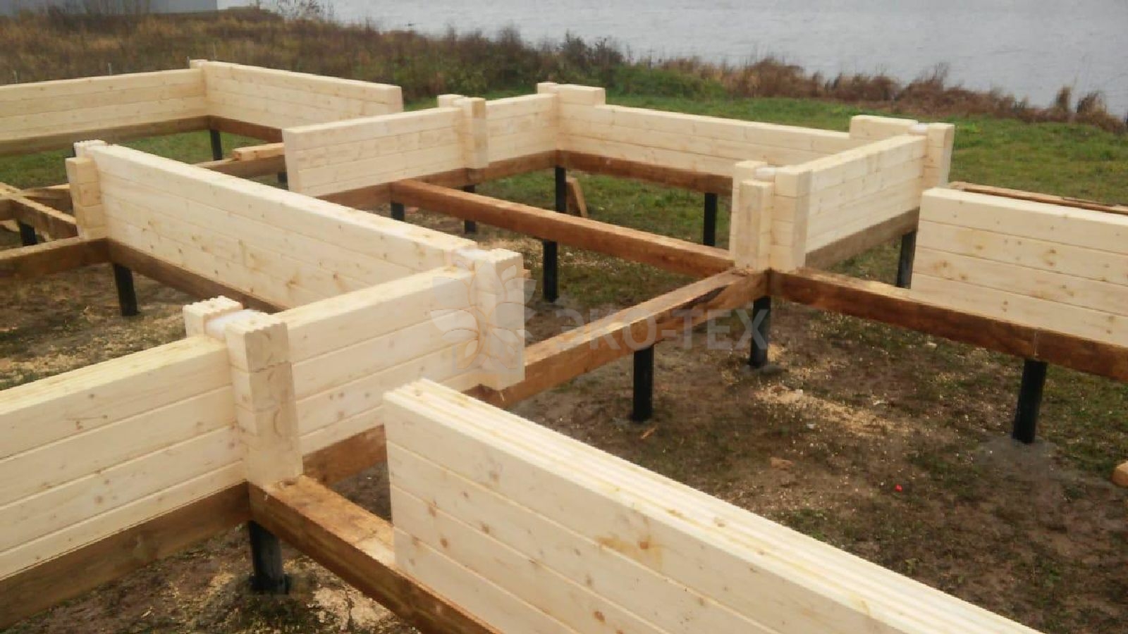 Эко-тех Этапы строительства дома "Атлантик"