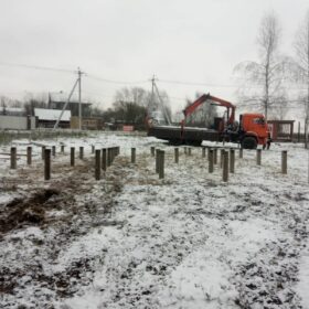 Эко-тех Этапы строительства дома "Синдика"