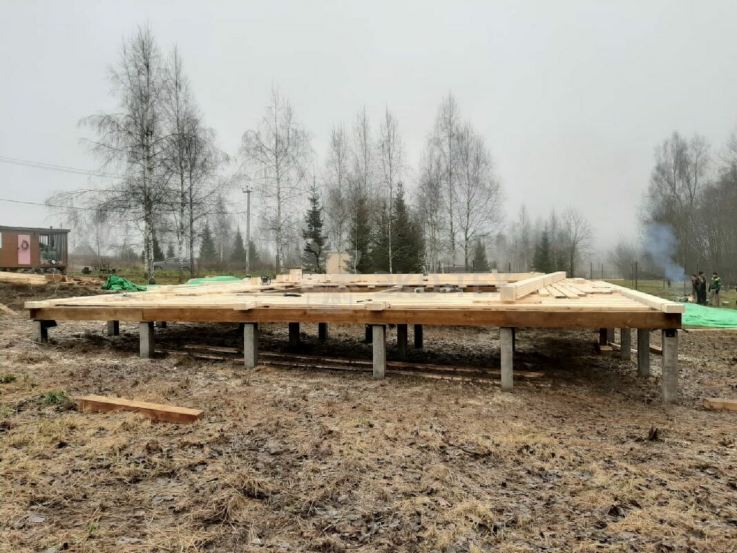 Эко-тех Этапы строительства дома "Синдика"