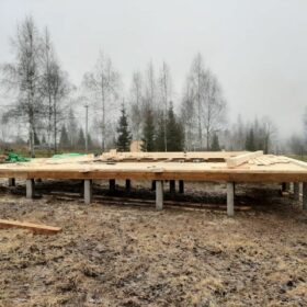 Эко-тех Этапы строительства дома "Синдика"