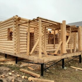 Эко-тех Этапы строительства дома "Пушкино"