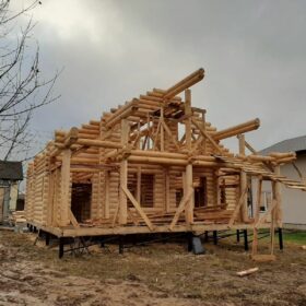 Эко-тех Этапы строительства дома "Пушкино"