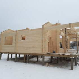 Эко-тех Этапы строительства дома "Синдика"