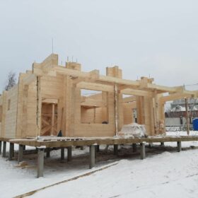 Эко-тех Этапы строительства дома "Синдика"