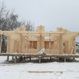 Эко-тех Этапы строительства дома "Синдика"