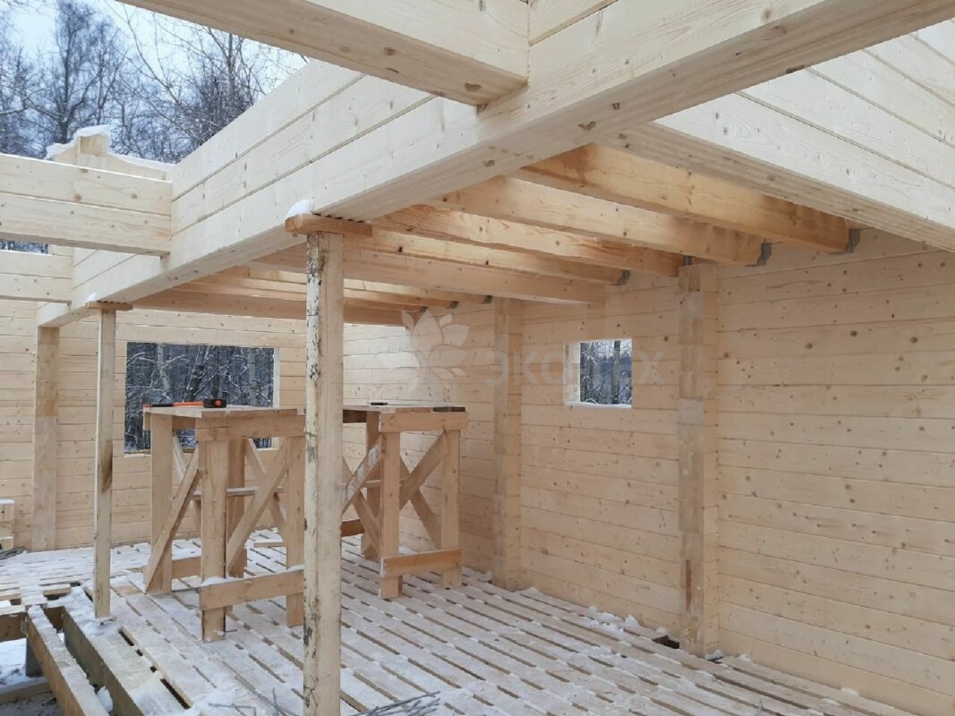 Эко-тех Этапы строительства дома "Синдика"