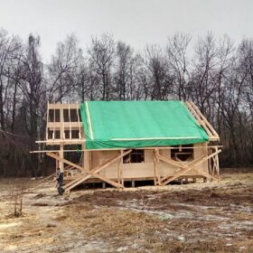 Эко-тех Этапы строительства дома "Синдика"