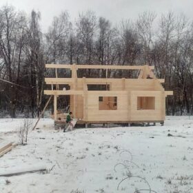 Эко-тех Этапы строительства дома "Синдика"