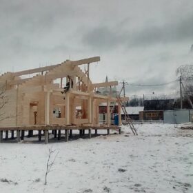 Эко-тех Этапы строительства дома "Синдика"