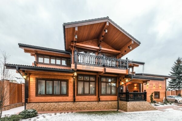 Эко-тех индивидуальный проект дома и бани