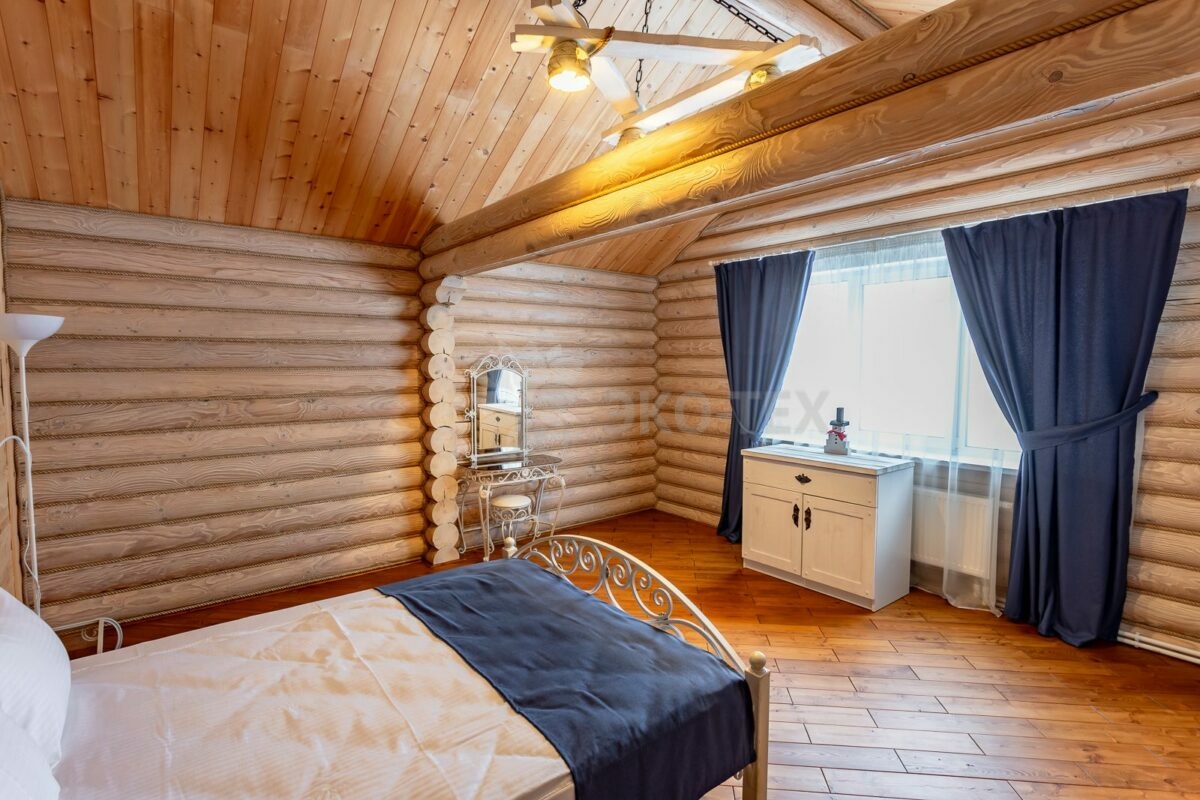 Эко-тех дом,оцилиндрованное бревно, строительство и отделка фото