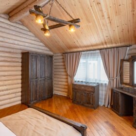 Эко-тех дом,оцилиндрованное бревно, строительство и отделка фото