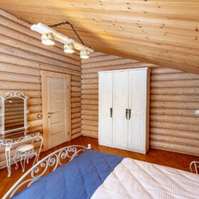 Эко-тех дом Талдом ,оцилиндрованное бревно, строительство и отделка фото