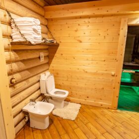 Эко-тех дом Талдом ,оцилиндрованное бревно, строительство и отделка фото