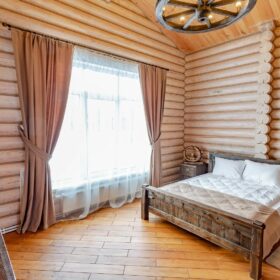 Эко-тех дом Талдом ,оцилиндрованное бревно, строительство и отделка фото