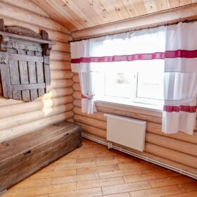 Эко-тех дом Талдом ,оцилиндрованное бревно, строительство и отделка фото