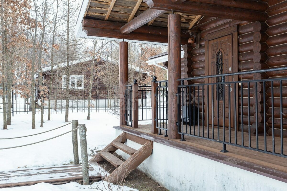 Эко-тех дом оцилиндрованное бревно, строительство и отделка фото