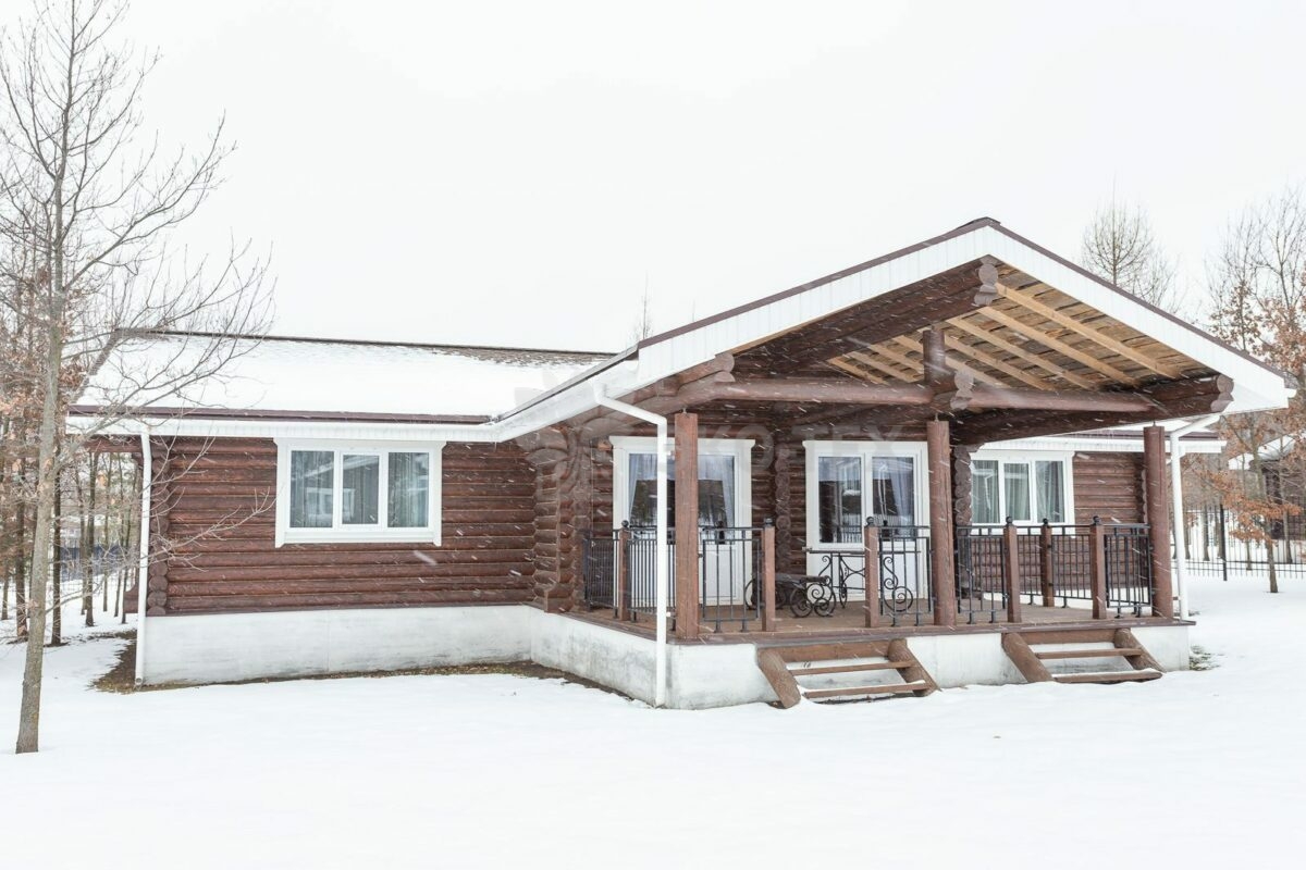 Эко-тех дом оцилиндрованное бревно, строительство и отделка фото