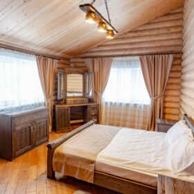 Эко-тех дом оцилиндрованное бревно, строительство и отделка фото