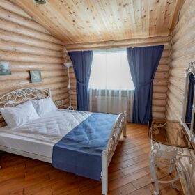 Эко-тех дом с баней,оцилиндрованное бревно, строительство и отделка фото