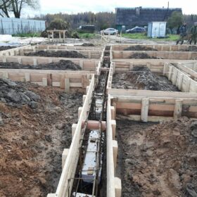 Эко-тех Этапы строительства дома "Беловежская пуща"