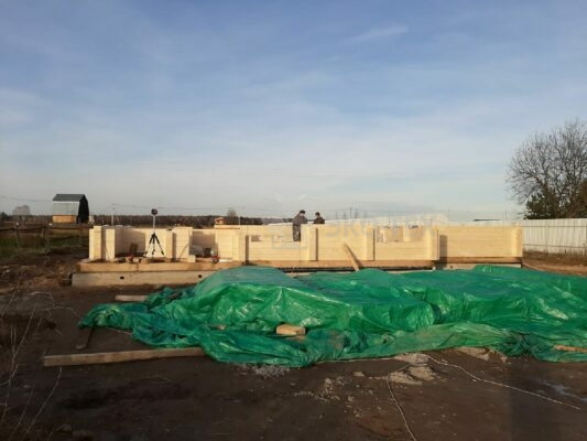 Эко-тех Этапы строительства дома "Беловежская пуща"