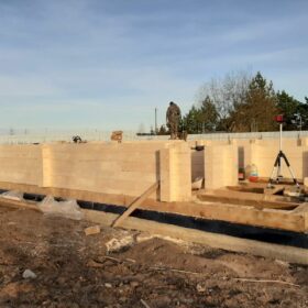 Эко-тех Этапы строительства дома "Беловежская пуща"