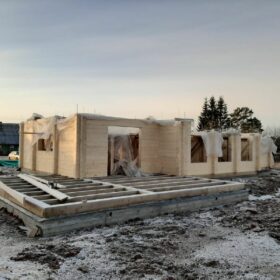 Эко-тех Этапы строительства дома "Беловежская пуща"