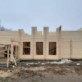 Эко-тех Этапы строительства дома "Беловежская пуща"