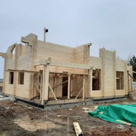 Эко-тех Этапы строительства дома "Беловежская пуща"