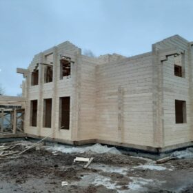 Эко-тех Этапы строительства дома "Беловежская пуща"