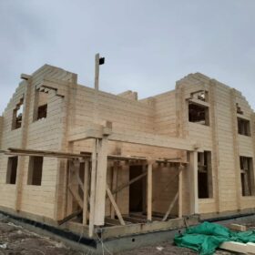 Эко-тех Этапы строительства дома "Беловежская пуща"