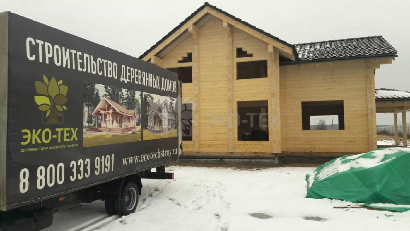 Эко-тех Этапы строительства дома "Беловежская пуща"