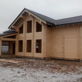 Эко-тех Этапы строительства дома "Беловежская пуща"