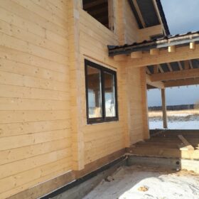 Эко-тех Этапы строительства дома "Беловежская пуща"