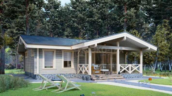 Проект дома Первомайск клееный брус