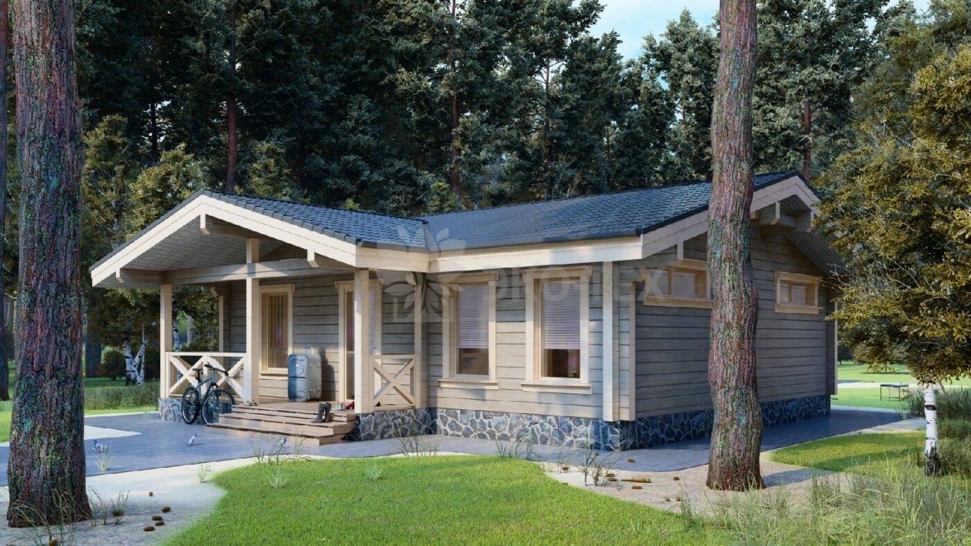 Проект дома Первомайск клееный брус