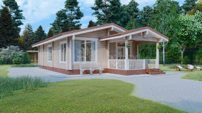 Проект дома Подольск клееный брус