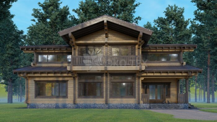 Проект дома Рим клееный брус