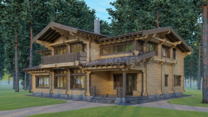 Проект дома Рим клееный брус