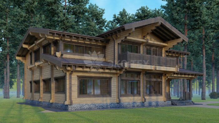 Проект дома Рим клееный брус