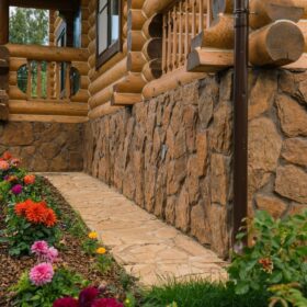 Эко-тех проект Заречье оцилиндрованное бревно